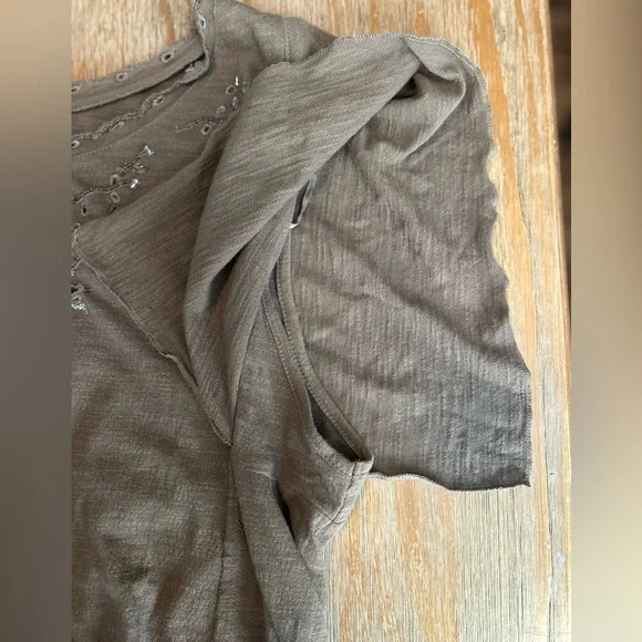 Free People Bead-Embellished Crop Top - Picture 6 of 9